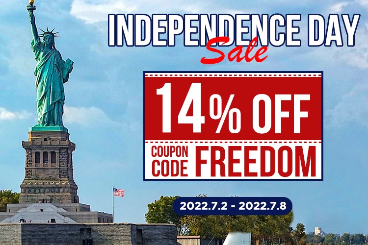 Independence Day sale campaign banner.